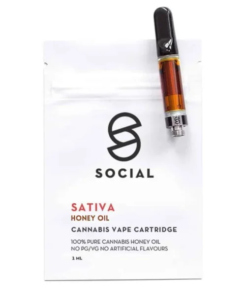 Buy Social Honey Oil Vape Cartridges