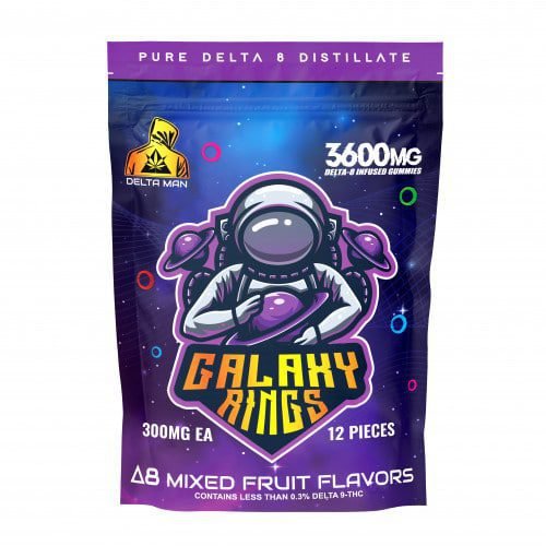 DELTA MAN DELTA-8 GALAXY RINGS – 3600MG