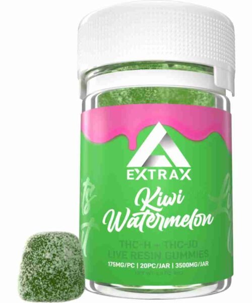 Delta Extrax Lights Out 175mg THC-H + THC-JD + Live Resin D8 Gummies