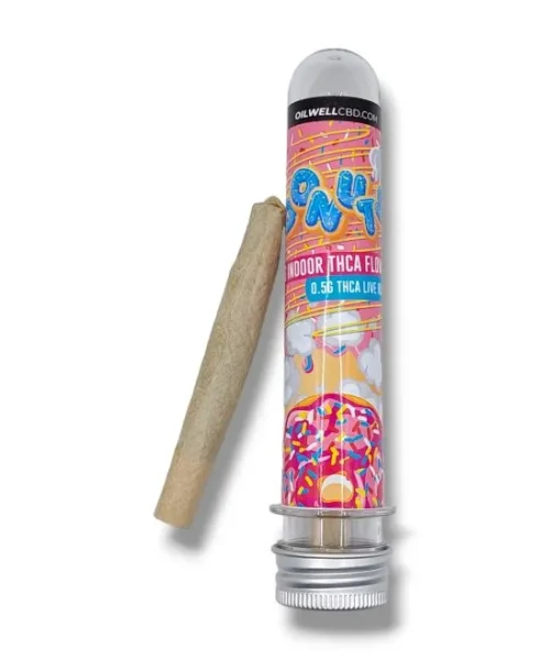 Hand-Rolled Hash-Hole THCa Doughtnut Pre-Rolls 0.5G