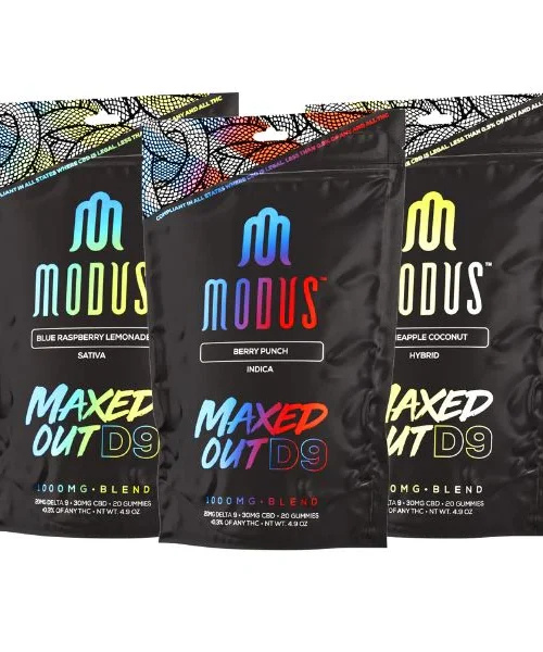 Modus Maxed Out D9 Gummies 1000mg