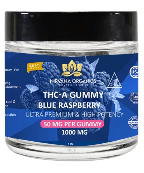 THC-A Gummies Blue Raspberry